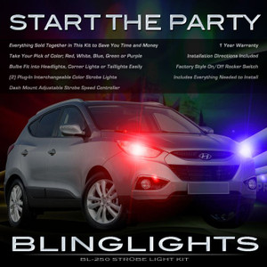 Hyundai Santa Fe Strobe Police Lights for Headlamps Headlights Head Lamps Lights Strobes Hyundai Santa Fe Strobe Police Lights for Headlamps Headlights Head Lamps Lights Strobes