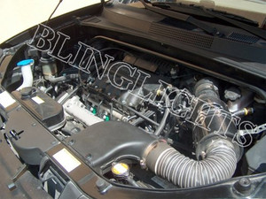Hyundai Santa Fe 2.7L 2.7 L Delta V6 Cold Air Performance Engine Motor Intake CAI System Hyundai Santa Fe 2.7L 2.7 L Delta V6 Cold Air Performance Engine Motor Intake CAI System