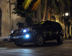 2002-2009 GMC Envoy Rear Blue LED Bumper Lamps Backup Reverse Lights