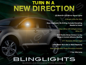 Chevrolet Chevy Tracker LED Side Mirror Turnsignal Lights Turn Signal Accent Mirrors Lamps Signalers