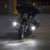 Harley-Davidson Street Glide 6000K LED Auxiliary Chrome Flood Lights Lamps