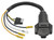 White Night 4149 Trailer Wiring Plug 4 Way Flat To 6 or 7 Way Round Adapter