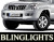 2007 2008 2009 Toyota LC70 Xenon Fog Lamps Driving Lights Foglamps Foglights Kit
