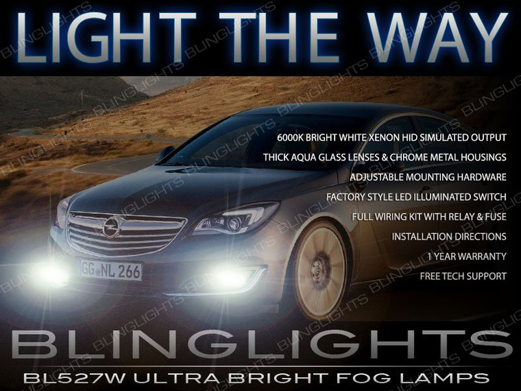 2014 2015 2016 Opel Insignia Driving Light Fog Lamp Kit saloon hatchback