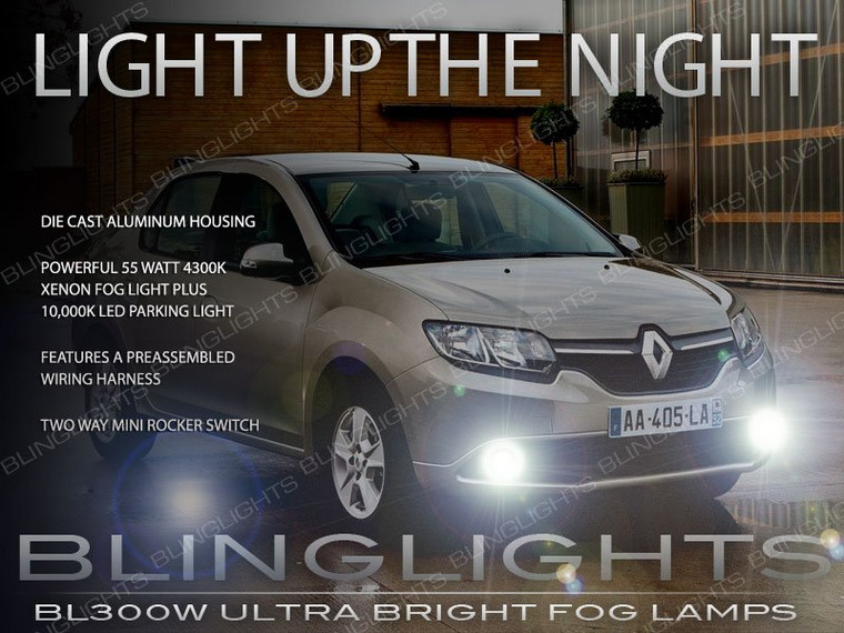 2013-2016 Renault Symbol III Xenon Fog Lamps Driving Lights Kit