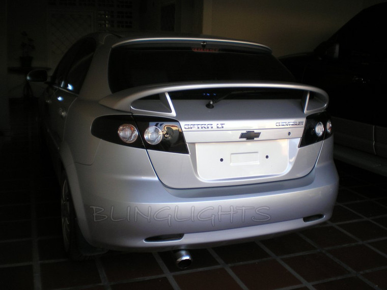 Daewoo Lacetti CDX SX Tinted Smoked Protection Overlays for Taillamps Taillights Tail Lamps Lights