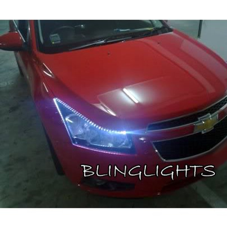 Holden Cruze LED DRL Head Lamp Light Strips Day Time Running Kit