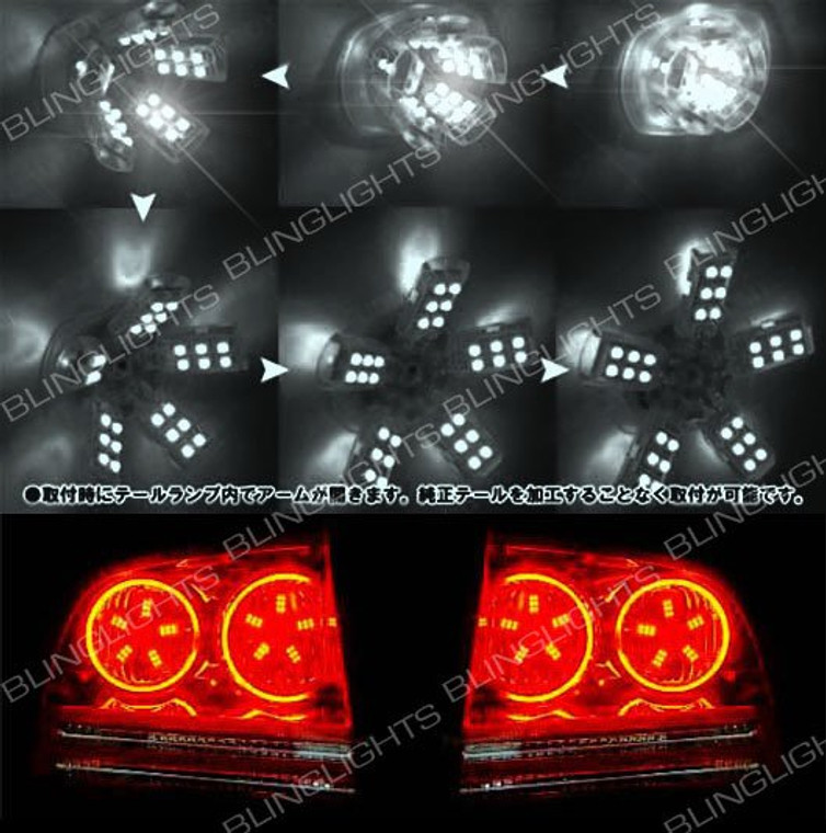 LED Spider Lite Light Bulbs 3156 3056 Brake Stop Tail Lamp Lights Lamps Taillamp Taillight
