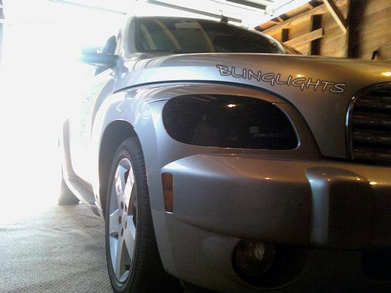 Chevrolet Chevy HHR Smoked Overlays Headlamps Headlights Head Lamps Lights Tinted Film