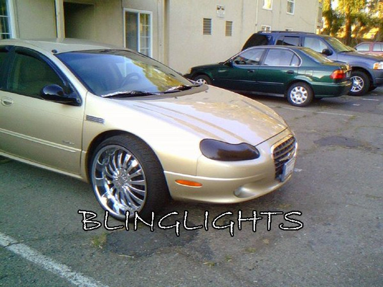 Chrysler LHS Tint Smoke Overlays for Headlamps Headlights Head Lamps Lights Protection Film