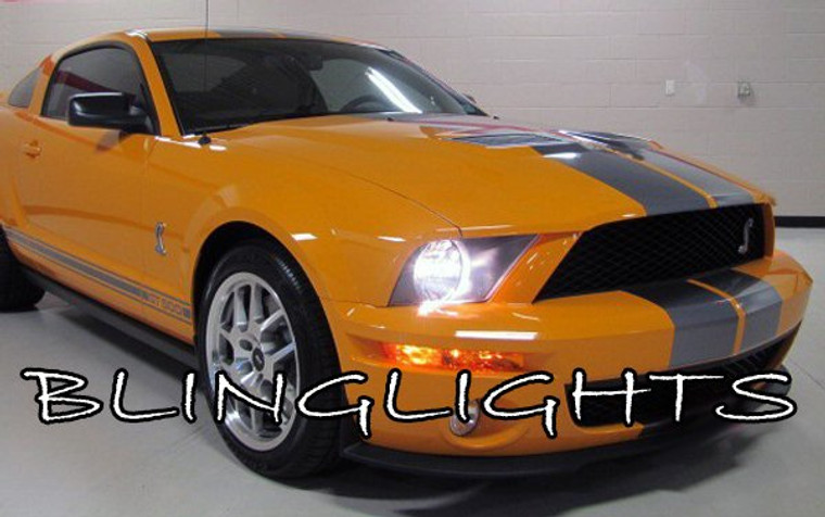 Ford Mustang Bright White Light Bulbs for Headlamps Headlights Head Lamps Lamp Lights
