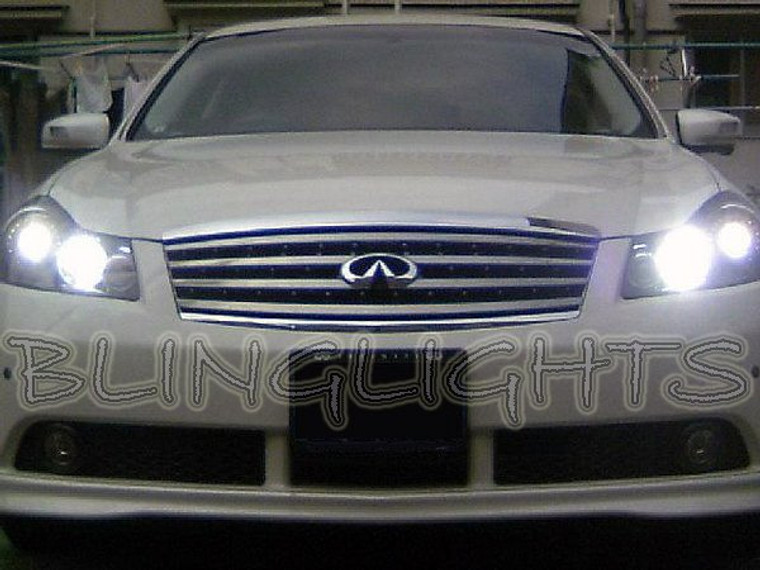 2006 2007 2008 Infiniti M35 M45 Halogen White Bright Headlamps Bulbs Headlights Head Lamps Lights