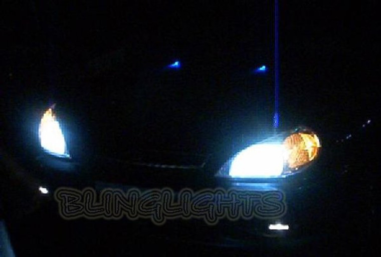 Kia Rio White LED Strobe Lamps Lights for Hood Windshield Washers Bonnet Sprayers Strobes