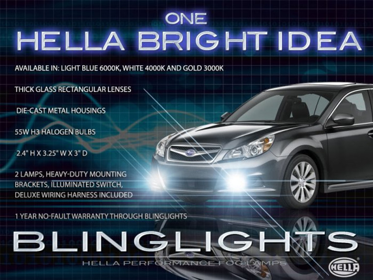 Rectangular Fog Lights for 2010 2011 2012 Subaru Legacy BM BR Rectangular Fog Lights for 2010 2011 2012 Subaru Legacy BM BR