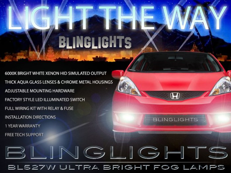 2009 2010 2011 2012 2013 2014 Honda Fit Sport Drivinglights Fog Lamps