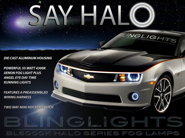 2010 2011 2012 2013 Chevrolet Camaro Halo Fog Lamp Light Kit
