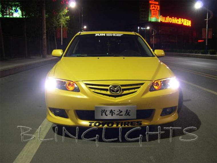 2003 2004 2005 2006 2007 2008 Mazda6 Bright White Replacement Lights Bulbs for Headlamps Headlights