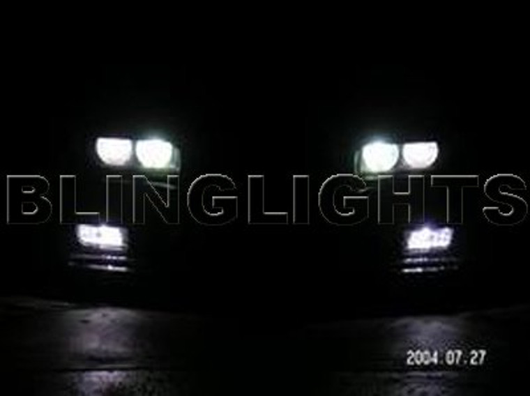 1995 1996 1997 1998 1999 BMW E36 M3 White Bulbs Fog Lamps Driving Lights