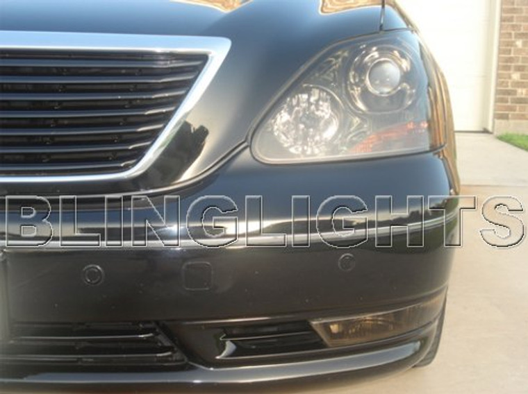 Lexus LS430 Tinted Smoked Headlamps Headlights Overlays Kit Protection Film 2001-2006