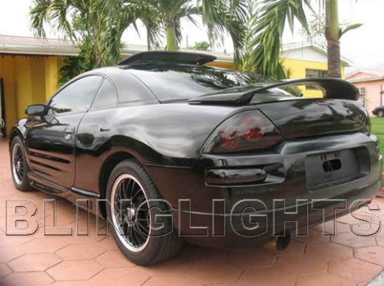 03-05 Mitsubishi Eclipse Tinted Smoked Tail Light Lamps Overlays Film Protection