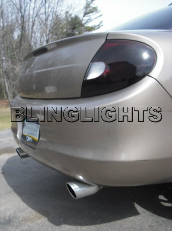 2000 2001 Plymouth Neon Tinted Smoked Tail Lamps Lights Overlays Film Protection