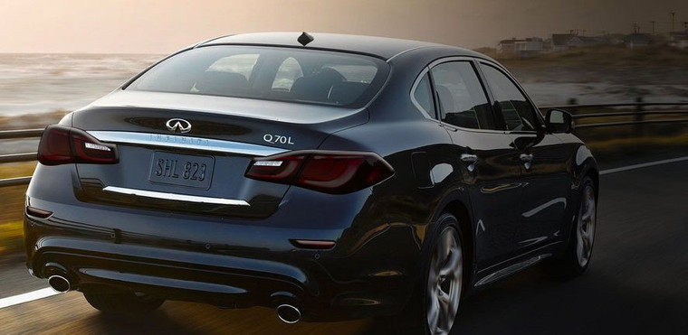 Infiniti Q70 Q70L Murdered Out Tail Light Covers Lamp Tint Overlays