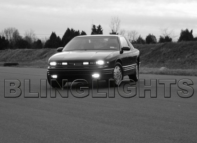 1992 1993 1994 1995 1996 1997 Oldsmobile Cutlass Supreme Xenon Fog Lights Driving Lamps Kit