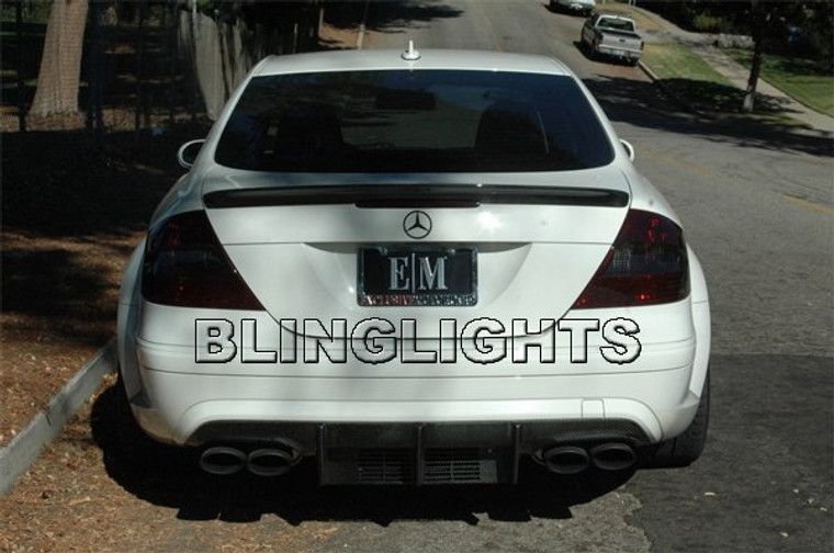 2006 2007 2008 2009 Mercedes-Benz CLK350 Smoked Taillamps Taillights Tail Lamps Tint Film Overlays