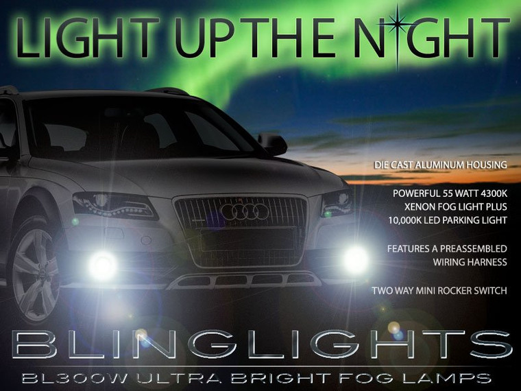2009 2010 2011 2012 Audi A4 Xenon Fog Lamps Driving Lights B8 Foglamps Foglights Kit