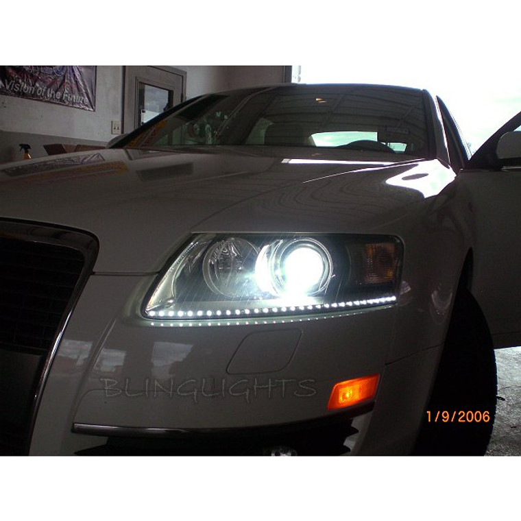 Audi A6 Bright White Light Bulbs for Halogen Headlamps Headlights Head Lamps Lights