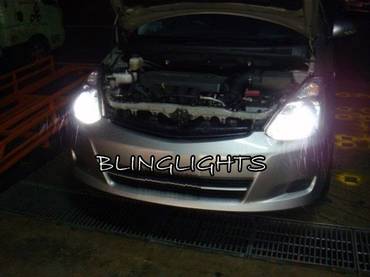 Toyota Wish Bright White Upgrade Light Bulbs for Headlamps Headlights Head Lamps Lights