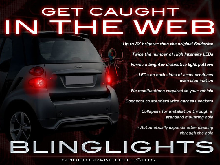 Smart fortwo Custom LED Tail Lamps Light Bulbs Set Kit Pair Smart fortwo Custom LED Tail Lamps Light Bulbs Set Kit Pair