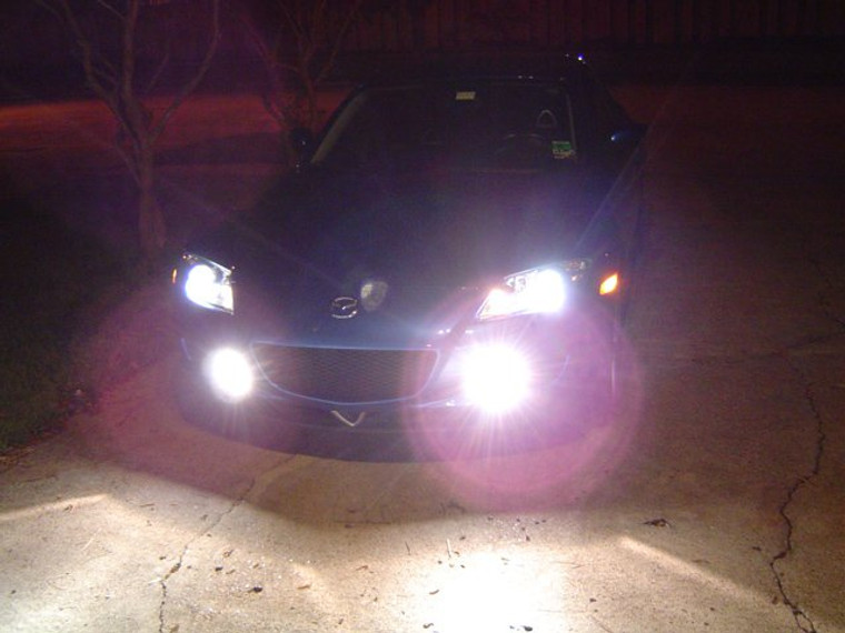 2004 2005 2006 2007 2008 Mazda RX-8 Halo Fog Lamps Driving Lights Kit
