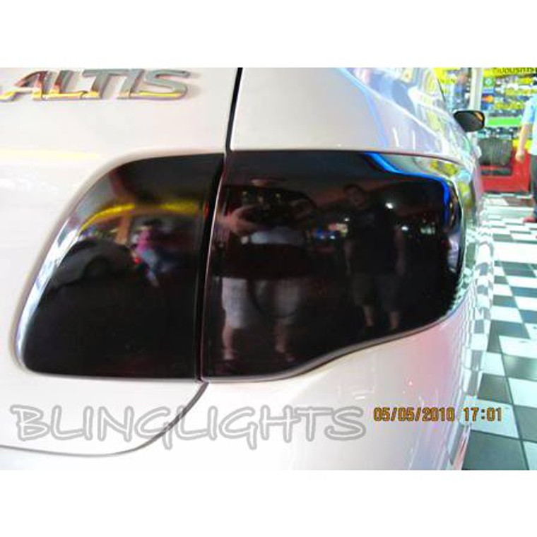 Toyota Altis Tinted Smoked Protection Overlays Film for Taillamps Taillights Tail Lamps Lights Toyota Altis Tinted Smoked Protection Overlays Film for Taillamps Taillights Tail Lamps Lights