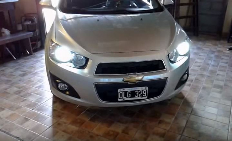 Chevrolet Sonic Super White Head Lamp Replacement Light Bulbs Set