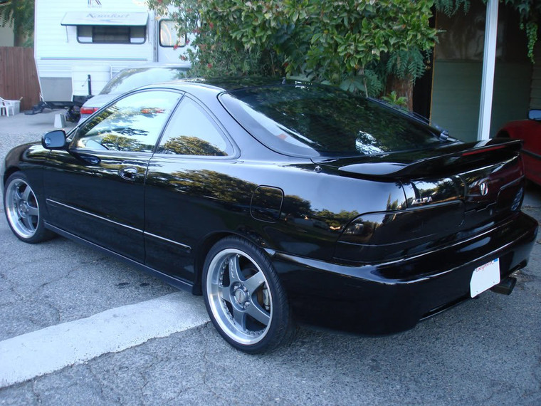 Acura Integra Tinted Smoked Taillamp Taillight Overlays Film Protection