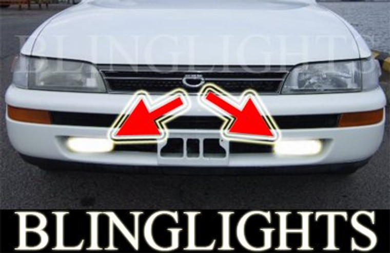 1992 1993 1994 1995 1996 1997 Toyota Corolla se ltd Xenon Fog Lamps Driving Lights Foglamp Foglight