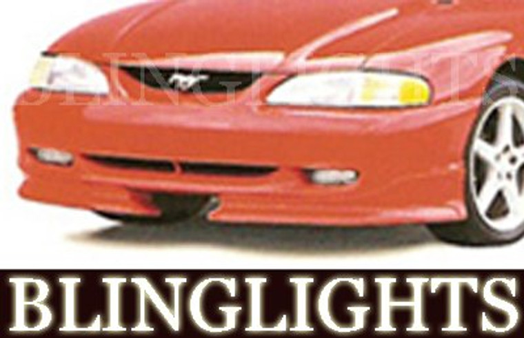 1994 1995 1996 1997 1998 Ford Mustang Roush Body Kit Driving Lights Fog Lamps Xenon