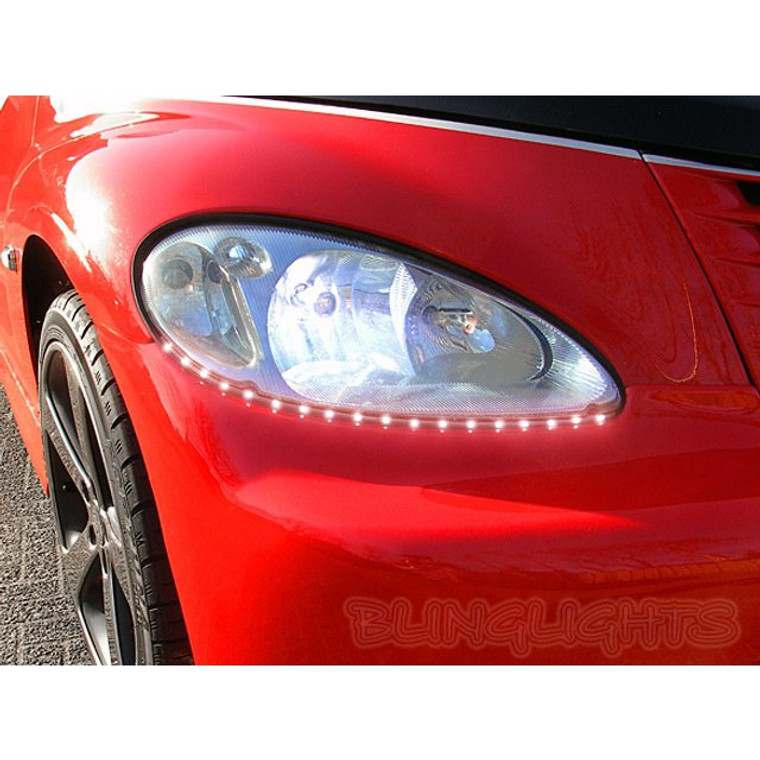 LED DRL Head Light Strips Daytime Running Lamps for Chrysler PT Cruiser