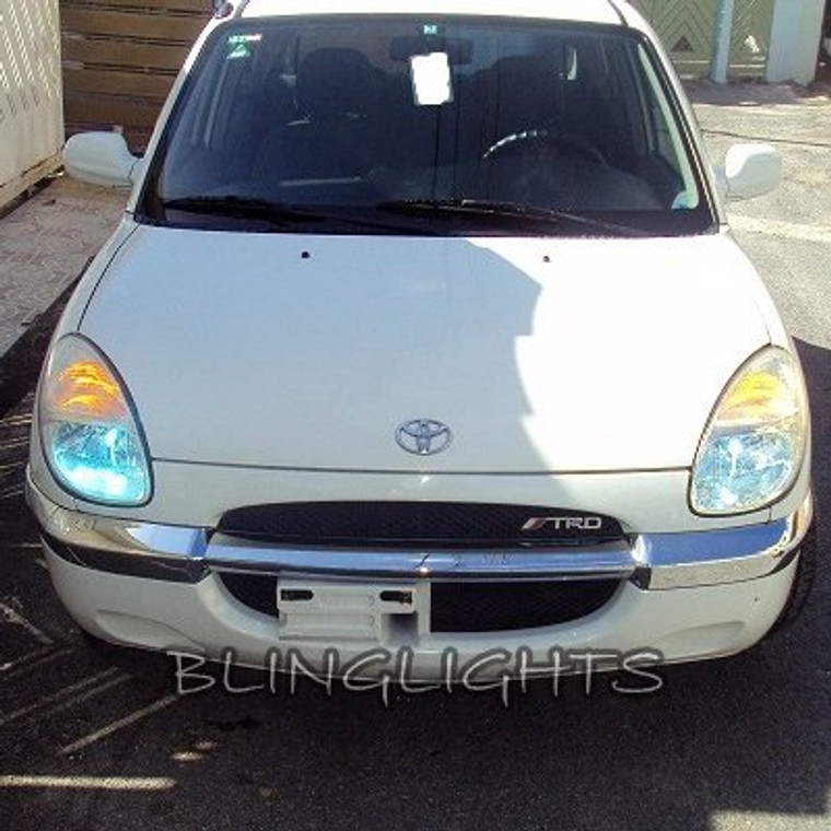 Daihatsu Sirion Bright White Head Lamps Light Bulbs Set Replacement Upgrade