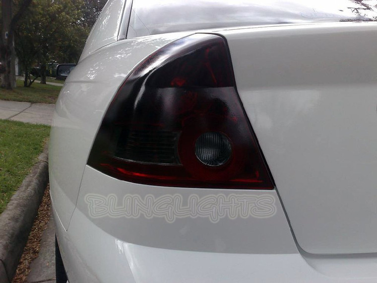 Pontiac G8 Tinted Smoked Taillamps Taillights Overlays Film Protection
