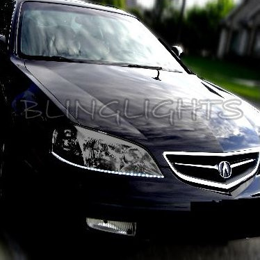 Acura CL LED DRL Strip Lights for Headlamps Headlights Day Time Running Lamps Strip Lights