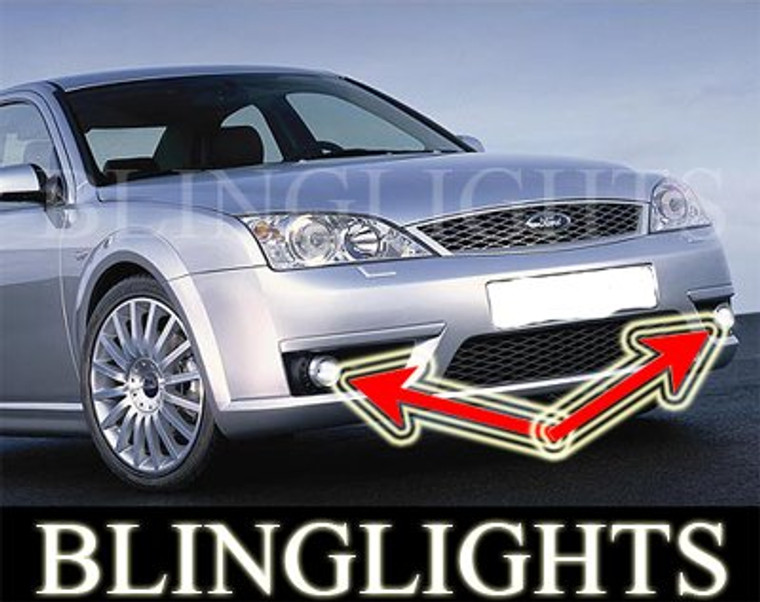 2001 2002 2003 2004 2005 2006 2007 Ford Mondeo Mk3 Xenon Fog Lamps Driving Lights Foglamps Kit
