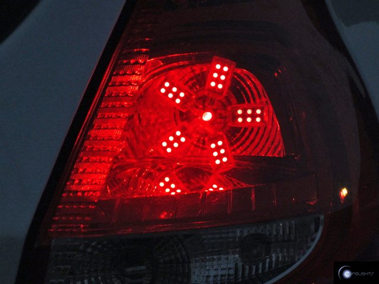 Ford Fiesta White LED Spider Tail Lamp Custom Light Bulbs