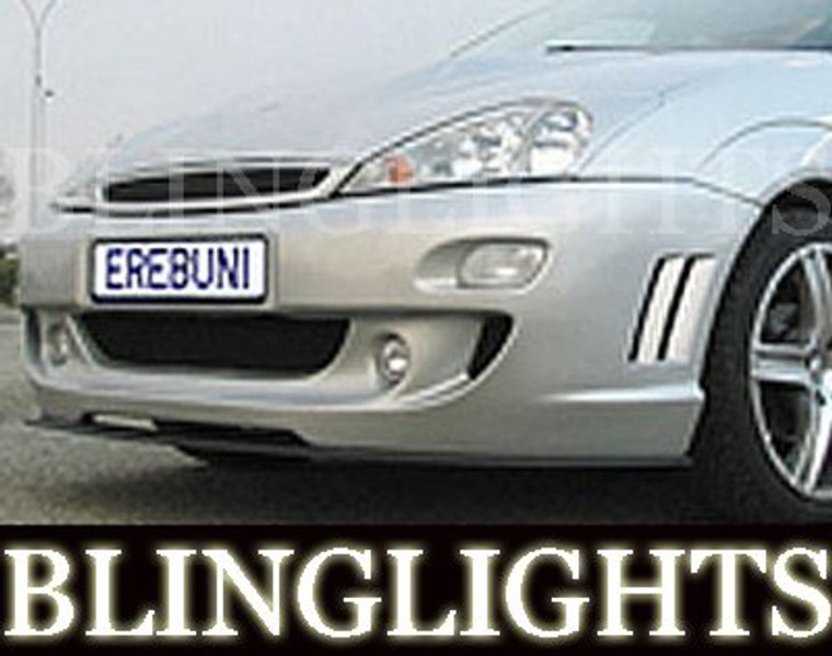 2000 2001 2002 2003 2004 Ford Focus Erebuni Body Kit Foglamps Foglights Driving Fog Lamps Lights