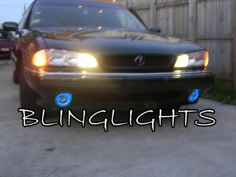 1992-1999 Pontiac Bonneville SE SSE White Halo Fog Lamps Lights Kit