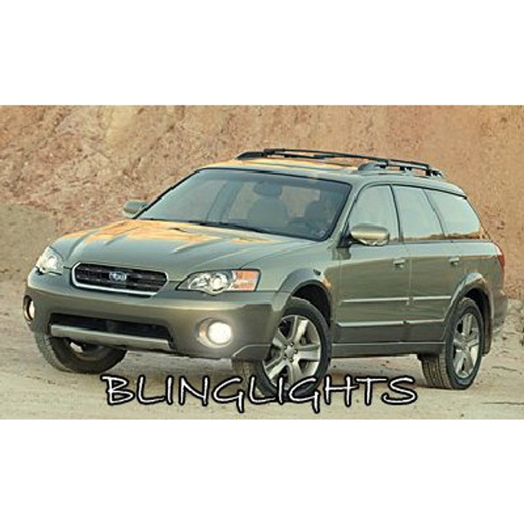 2005 2006 2007 2008 2009 Subaru Outback White Halo Fog Lamp Light Kit