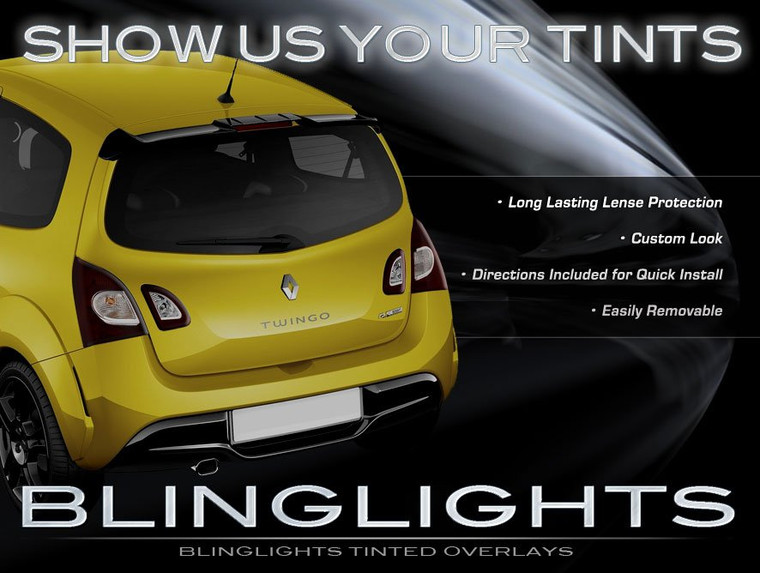 Renault Twingo Tinted Smoked Taillamp Taillight Overlays Film Protection