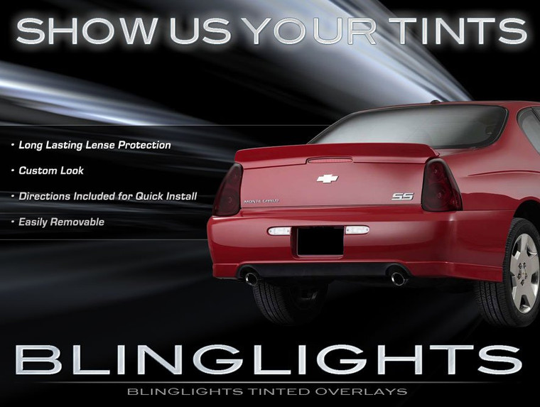 Holden Statesman Tinted Tail Lamp Light Overlay Kit Smoked Film Protection