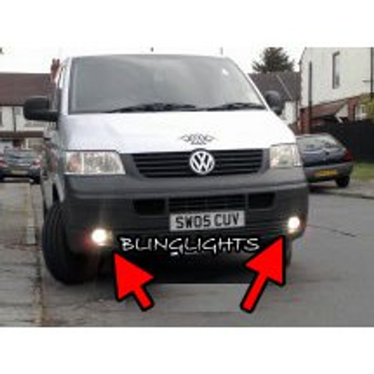 Volkswange VW T5 Transporter Shuttle Xenon Fog Lamps Driving Lights Foglamps Foglights Kit
